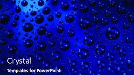  Presentation with stars universe - Cool new slide deck with abstract-background-about-water backdrop and a navy blue colored foreground