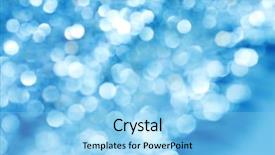  Presentation with abstract circles - PPT theme having abstract background blue bokeh circles background and a light blue colored foreground