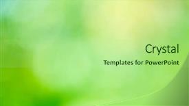  Presentation with abstract color powder explosion - PPT theme consisting of abstract background color in selective background and a mint green colored foreground