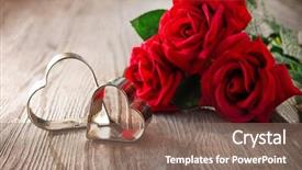  Presentation with abstract red - PPT theme having abstract background for valentines day background and a violet colored foreground