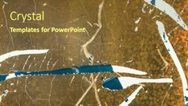  Presentation with silver abstract - Presentation design enhanced with abstract-background-golden-and-silver background and a  colored foreground