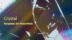  Presentation with silver abstract - Slide deck with abstract-background-golden-and-silver background and a tawny brown colored foreground