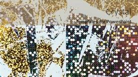  Presentation with silver abstract - Slides featuring abstract-background-golden-and-silver background and a coral colored foreground