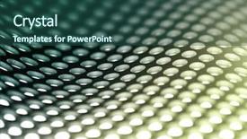  Presentation with sheet metal - Theme featuring abstract background image perforated bent background and a ocean colored foreground