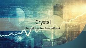  Presentation with business abstract - Presentation with abstract background image with business background and a  colored foreground