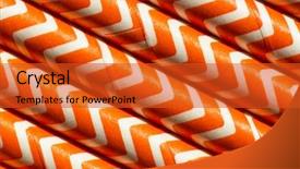  Presentation with orange-abstract - Slides having abstract-background-interesting-paper-tubes background and a red colored foreground