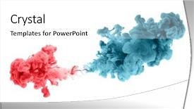  Presentation with ink - PPT layouts having fire templates - acrylic colors and ink background and a white colored foreground