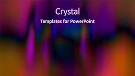  Presentation with aurora - Presentation theme enhanced with abstract background like an aurora background and a  colored foreground