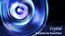  Presentation with refraction - PPT theme having abstract background like beam refraction background and a navy blue colored foreground