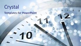  Presentation with clock countdown - Audience pleasing PPT layouts consisting of abstract background new year backdrop and a  colored foreground