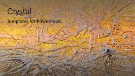  Presentation with abstract - Slide set enhanced with abstract-background-of-aluminum-foil background and a coral colored foreground