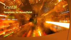  Presentation with dynamic - Amazing theme having abstract-background-of-bright-colored backdrop and a tawny brown colored foreground
