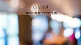  Presentation with coffee shop - PPT theme enhanced with abstract-background-of-coffee-shop background and a coral colored foreground