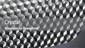  Presentation with shapes - Amazing slide deck having abstract background of cube shapes backdrop and a gray colored foreground