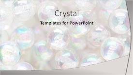  Presentation with flat - PPT theme featuring abstract-background-of-glassy-nacre background and a light gray colored foreground