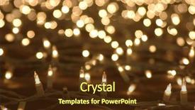  Presentation with abstract light - Amazing PPT theme having abstract background of glowing christmas backdrop and a  colored foreground