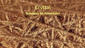  Presentation with abstract gold - PPT theme with abstract-background-of-gold-threads background and a tawny brown colored foreground