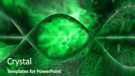  Presentation with abstract simple - Slides with abstract background of green gel background and a forest green colored foreground