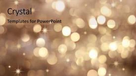  Presentation with abstract light brown - PPT theme having abstract background of holiday lights background and a  colored foreground