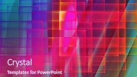  Presentation with light rays - Cool new PPT theme with abstract background of magic burst backdrop and a violet colored foreground