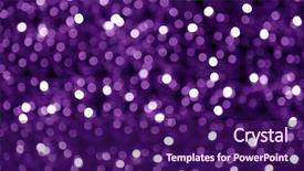  Presentation with lighting - Slides featuring abstract background of purple lighting background and a violet colored foreground