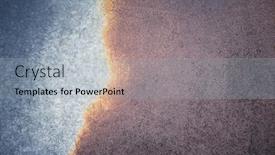  Presentation with orange abstract - PPT theme having abstract-background-of-rusted-metal background and a light blue colored foreground