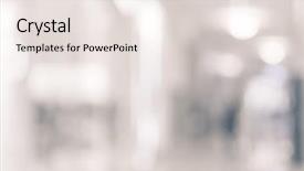  Presentation with mall - Presentation theme having abstract background of shopping mall background and a lemonade colored foreground