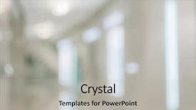  Presentation with mall - Slides consisting of abstract background of shopping mall background and a light gray colored foreground