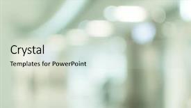  Presentation with mall - Audience pleasing presentation theme consisting of abstract background of shopping mall backdrop and a soft green colored foreground