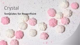  Presentation with pastel - Slides having abstract-background-of-sweets background and a lemonade colored foreground