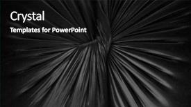  Presentation with black abstract - Slide deck with abstract background of twisted black background and a black colored foreground