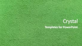  Presentation with green abstract - Colorful presentation enhanced with abstract background photo of golf backdrop and a seafoam green colored foreground