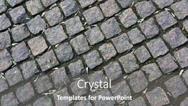  Presentation with pavement - Cool new PPT layouts with abstract-background-stone-pavement-texture backdrop and a gray colored foreground