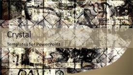  Presentation with abstract animation - Slide deck featuring abstract background textures expression action background and a  colored foreground