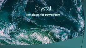  Presentation with high waves - Slide deck featuring abstract-background-waves-of-water background and a ocean colored foreground