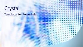  Presentation with green abstract bokeh lights - Slide set featuring abstract background with bokeh defocused background and a sky blue colored foreground