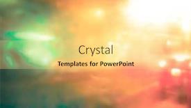  Presentation with lights - Amazing PPT layouts having abstract background with bokeh defocused lights and shadow backdrop and a yellow colored foreground