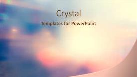  Presentation with shadow - Cool new PPT layouts with abstract background with bokeh defocused backdrop and a cream colored foreground