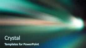  Presentation with shadow - PPT theme consisting of abstract background with bokeh defocused background and a ocean colored foreground