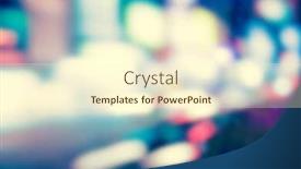  Presentation with lights - PPT theme having abstract background with bokeh defocused lights and shadow background and a cream colored foreground