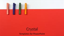  Presentation with orange and pink tone abstract - Presentation design consisting of abstract background with colorful wooden background and a red colored foreground