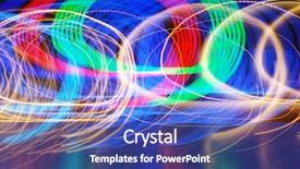  Presentation with coloured - Amazing presentation theme having blue fractal curling red - abstract background with coloured light backdrop and a ocean colored foreground