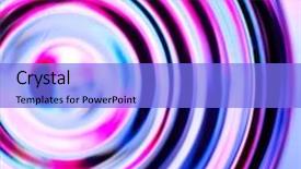  Presentation with abstract circles - Amazing PPT theme having abstract background with defocused concentric circles backdrop and a light blue colored foreground