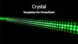  Presentation with dark green abstract - Amazing PPT theme having abstract background with green lights backdrop and a black colored foreground