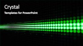  Presentation with dark green abstract - Colorful slides enhanced with abstract background with green lights backdrop and a black colored foreground