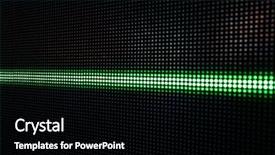  Presentation with dark green abstract - Amazing slides having abstract background with green lights backdrop and a black colored foreground