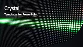  Presentation with dark green abstract - Colorful slides enhanced with abstract background with green lights backdrop and a black colored foreground