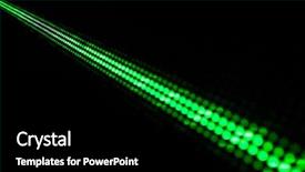  Presentation with dark green abstract - Presentation theme having abstract background with green lights background and a  colored foreground