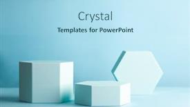  Presentation with hexagon - Audience pleasing PPT layouts consisting of abstract-background-with-hexagon-shape backdrop and a light blue colored foreground