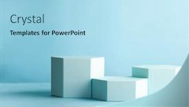  Presentation with hexagon - Slide set consisting of abstract-background-with-hexagon-shape background and a light blue colored foreground